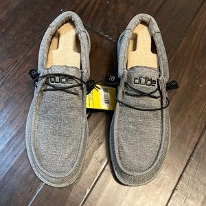 Hey Dude Size 12 Wally L Stretch In The Color Steel!